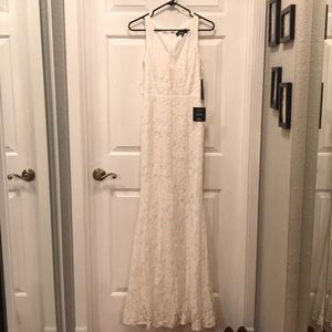 White long dress